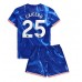 Chelsea Moises Caicedo #25 Hjemmedraktsett Barn 2024-25 Korte ermer (+ Korte bukser)